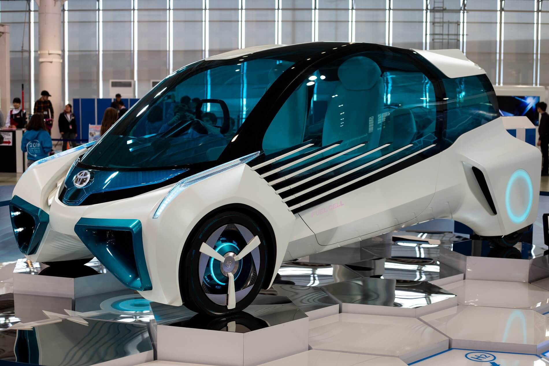 Samochód przyszłości na targach